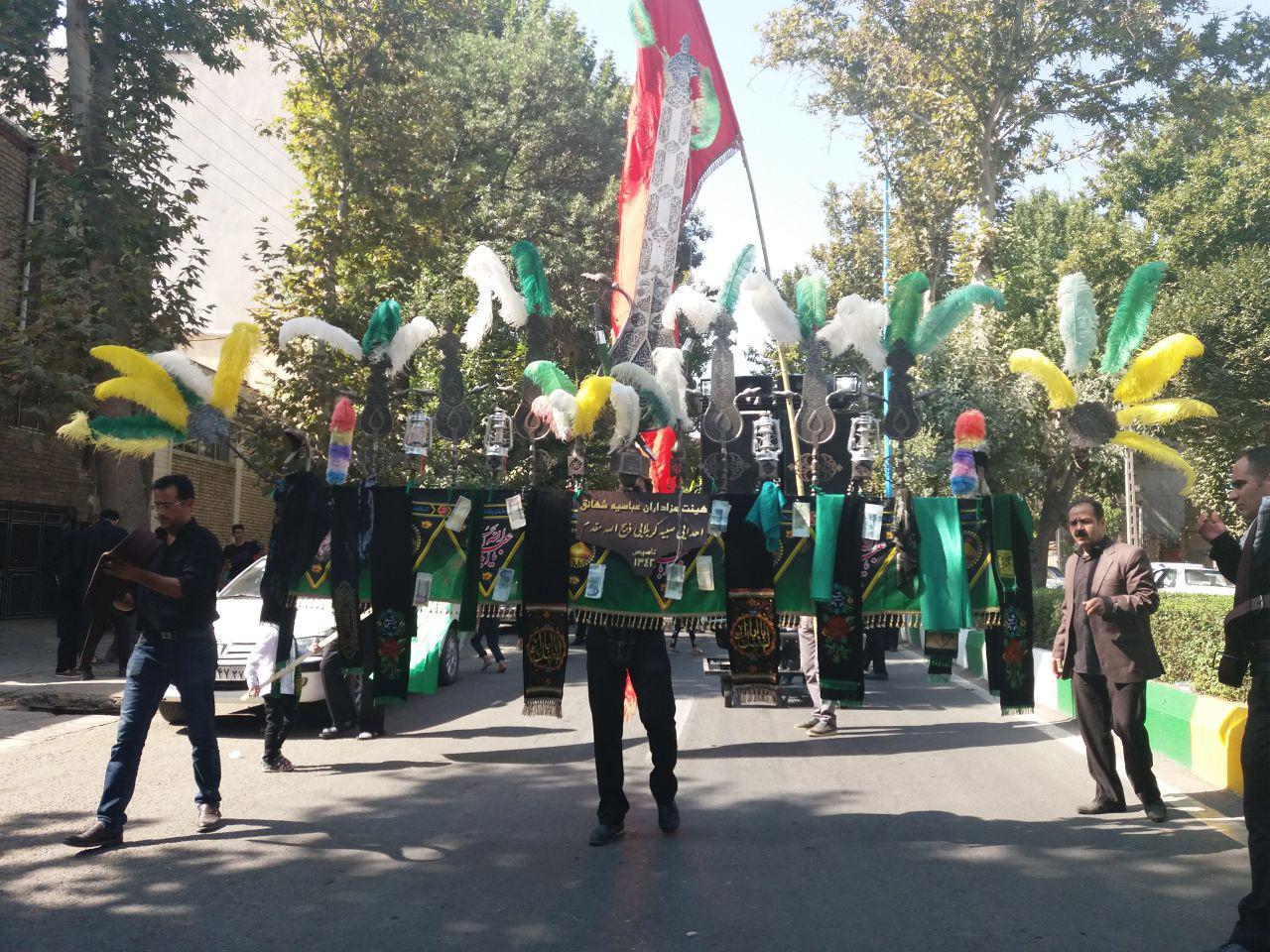 برگزاری مراسم عزاداري تاسوعای حسینی در شهرستان خوی به روایت از تصویر