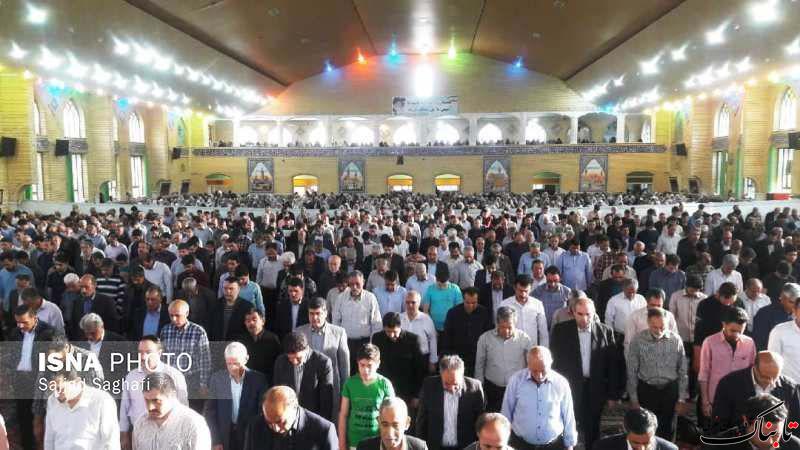 تصاویر برگزاری نماز باشکوه عید سعید فطر دز سراسر آذربایجان غربی