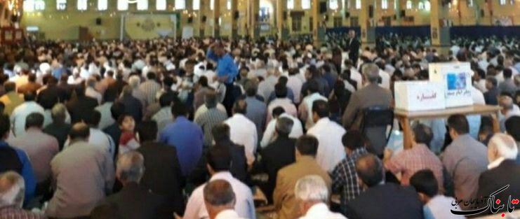 تصاویر برگزاری نماز باشکوه عید سعید فطر در سراسر آذربایجان غربی
