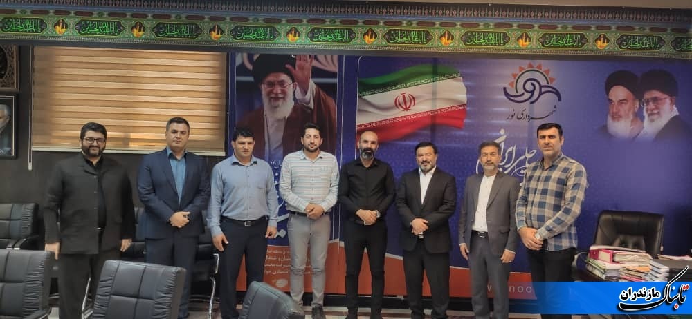 بازدید مدیر امور سینمایی مازندران از محل احداث اولین پردیس سینمایی رو باز شمال ایران در نور