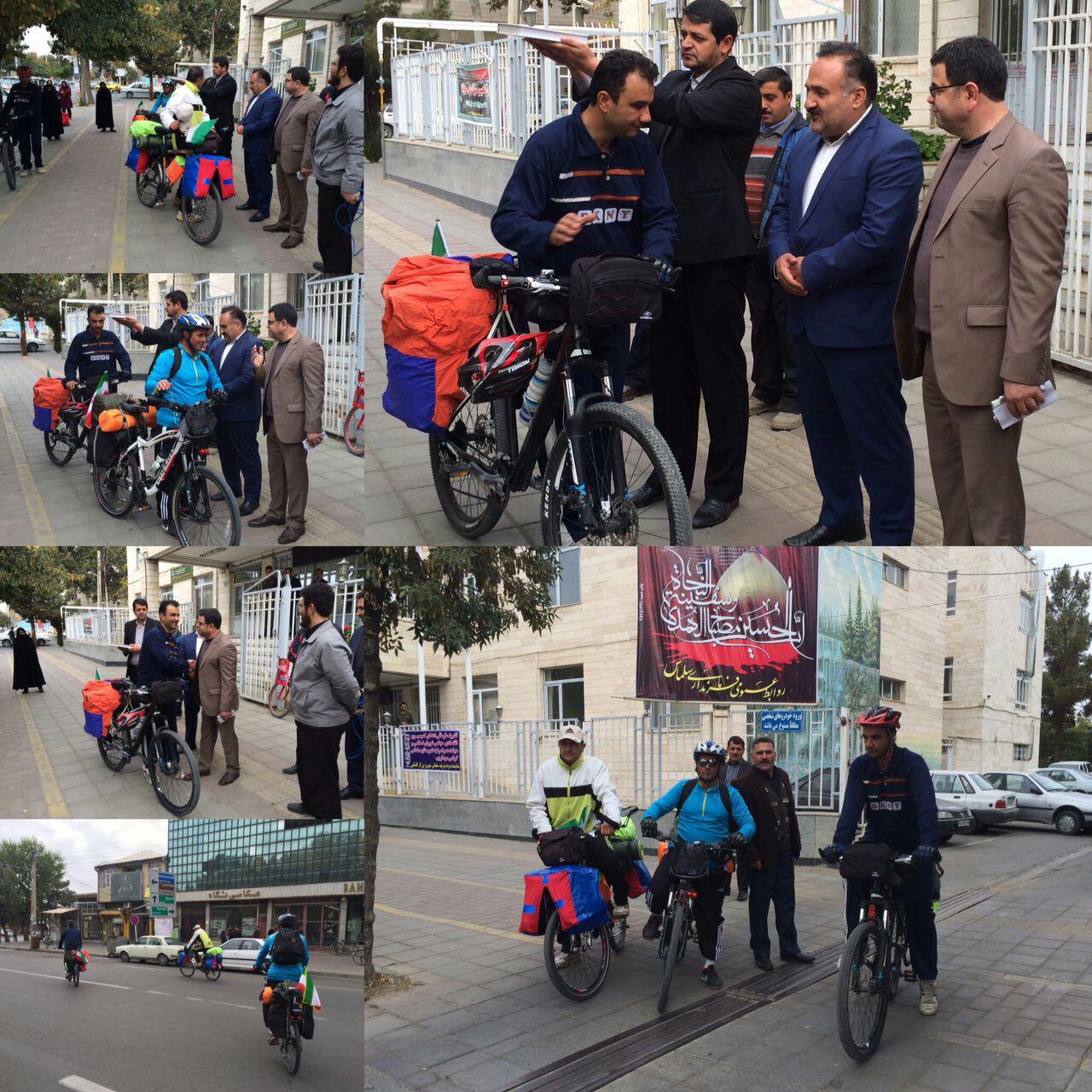 آغاز سفر دوچرخه سواران سلماسی به کربلا به مناسبت اربعین حسینی